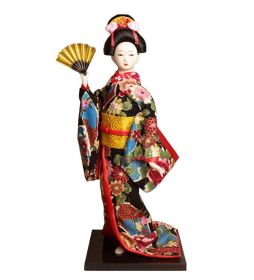 Japanese Geisha Doll Kimono Doll Oriental Doll Collectible Figurine Decor #22