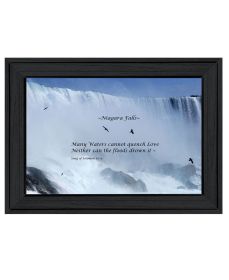 "Song of Solomon" by Trendy Decor 4U, Ready to Hang Framed Print, Black Frame