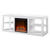Modern 2-in-1 Electric Fireplace TV Stand