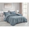 Queen Oversized Ruffled Edge Microfiber Comforter Set