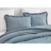 Queen Oversized Ruffled Edge Microfiber Comforter Set