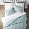 2 Piece Microfiber Farmhouse Coverlet Bedspread Set, Twin/Twin XL