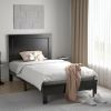 Twin Size Modern College Dorm Wooden Platform Bed