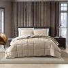 Full/Queen Plush Sherpa Reversible Micro Suede Comforter Set