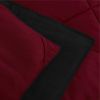 Full/Queen Traditional Microfiber Reversible 3 Piece Comforter Set