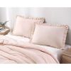 King Oversized Ruffled Edge Microfiber Comforter Set
