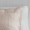 King Size 3 Piece Reversible Scalloped Edges Microfiber Quilt Set