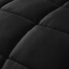 Twin Size Reversible Microfiber Down Alternative Comforter Set