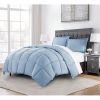 Queen Size Reversible Microfiber Down Alternative Comforter Set