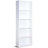 Modern 5-Tier Bookcase Storage Shelf