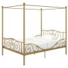 Full size Heavy Duty Metal Canopy Bed Frame