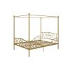 Full size Heavy Duty Metal Canopy Bed Frame