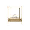 Full size Heavy Duty Metal Canopy Bed Frame