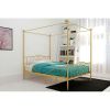 Full size Heavy Duty Metal Canopy Bed Frame