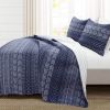 Full/Queen Scandinavian Reversible Cotton Quilt Set
