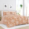 Full/Queen Size 3-Piece Reversible Scalloped Edges Microfiber Quilt Set