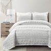 Full/Queen Scandinavian Reversible Cotton Quilt Set
