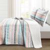 Full/Queen Scandinavian Reversible Cotton Quilt Set