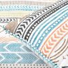 Full/Queen Scandinavian Reversible Cotton Quilt Set