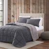 Full/Queen Plush Sherpa Reversible Micro Suede Comforter Set