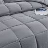 Full/Queen Traditional Microfiber Reversible 3 Piece Comforter Set