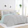 Full/Queen size 3-Piece Microfiber Reversible Comforter Set