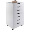 Modern Scandinavian Style 7-Drawer Storage Cabinet Chest