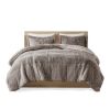 King/CAL King Soft Sherpa Faux Fur 3-Piece Comforter Set with Pillow Shams