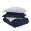 Full/Queen 3-Piece Microfiber Reversible Comforter Set