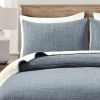 Full/Queen Size 3-Piece Reversible Woven Cotton Quilt Set