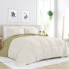 Full/Queen 3-Piece  Microfiber Reversible Comforter Set