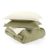 Full/Queen 3-Piece  Microfiber Reversible Comforter Set