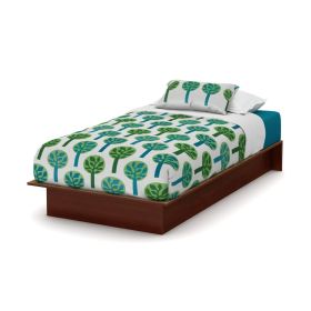 Twin size Platform Bed Frame (finish: royal cherry wood)