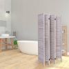 6-Panel Classic Louver Slatted Room Divider Screen