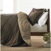 King/Cal King 3-Piece Microfiber Reversible Comforter Set