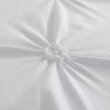King Size All Season Pleated Hypoallergenic Microfiber Reversible 3 Piece Comforter Set