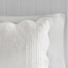 Full/Queen Size 3-Piece Reversible Scalloped Edges Microfiber Quilt Set