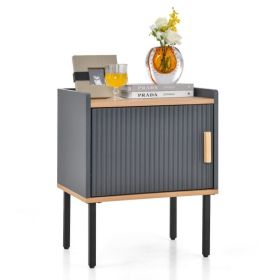 Modern Simple Nightstand with Storage (type: Nightstand, Color: Gray)